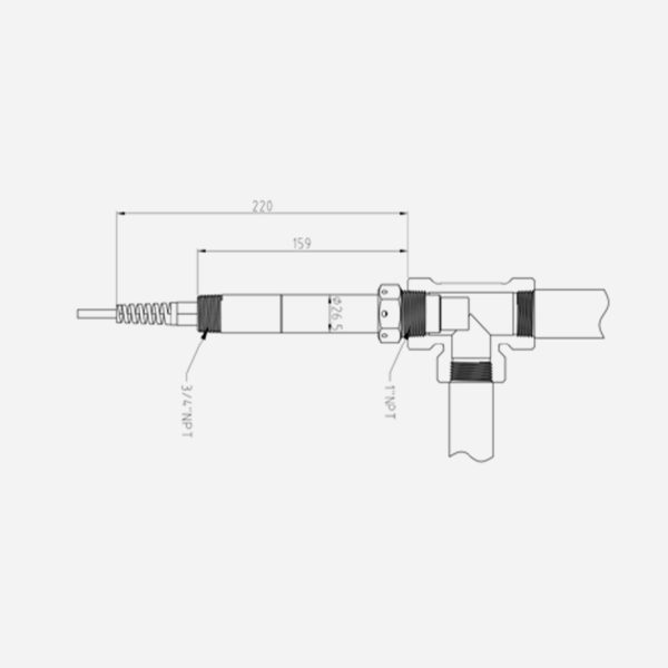 1inch Threaded Adapter Kit for ST-77X Dissolved Oxygen Series